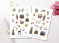 Preview: Weihnachten Sticker Set